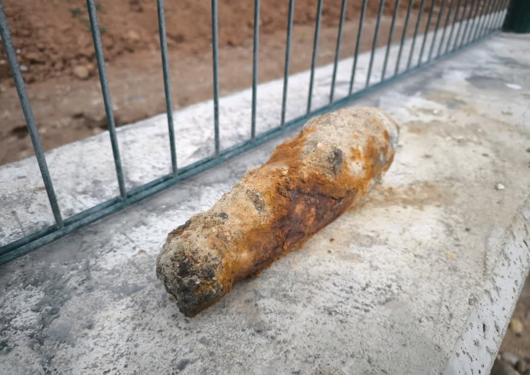 Hallan un Obús en Almassora