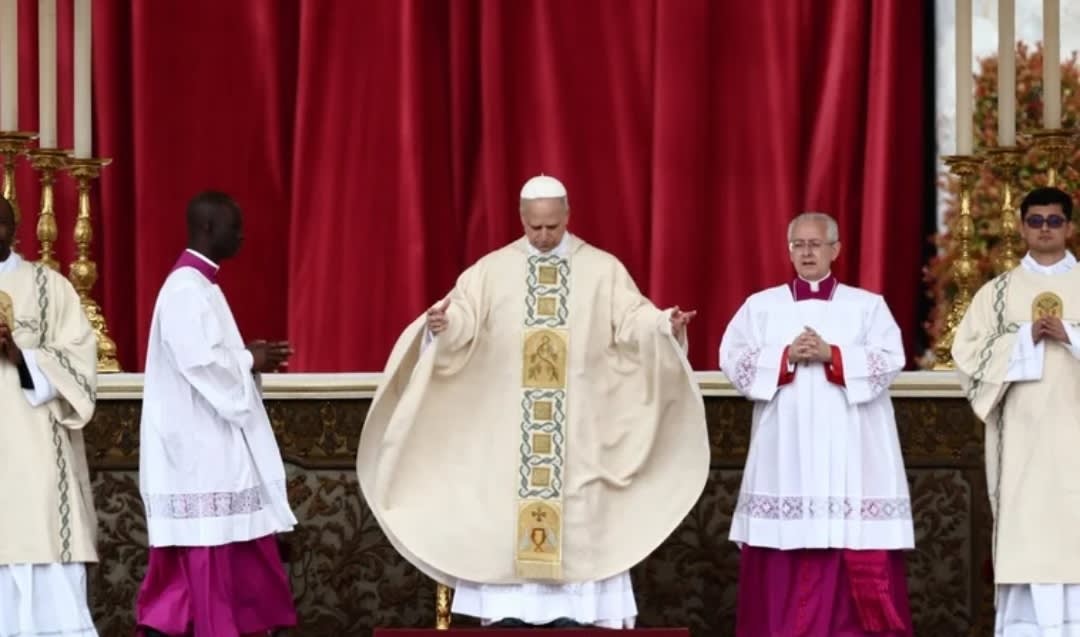 La misa de inicio del Pontificado de León XIV, en imágenes