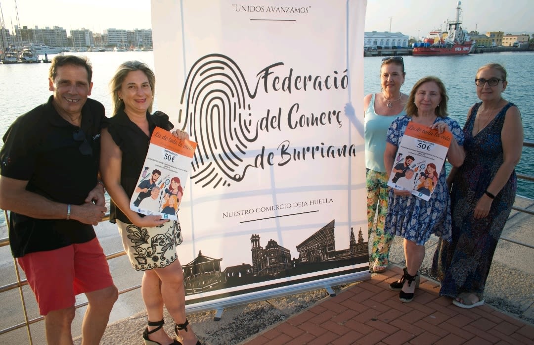 La Federació del Comerç de Burriana impulsa nuevas campañas para dinamizar el comercio local