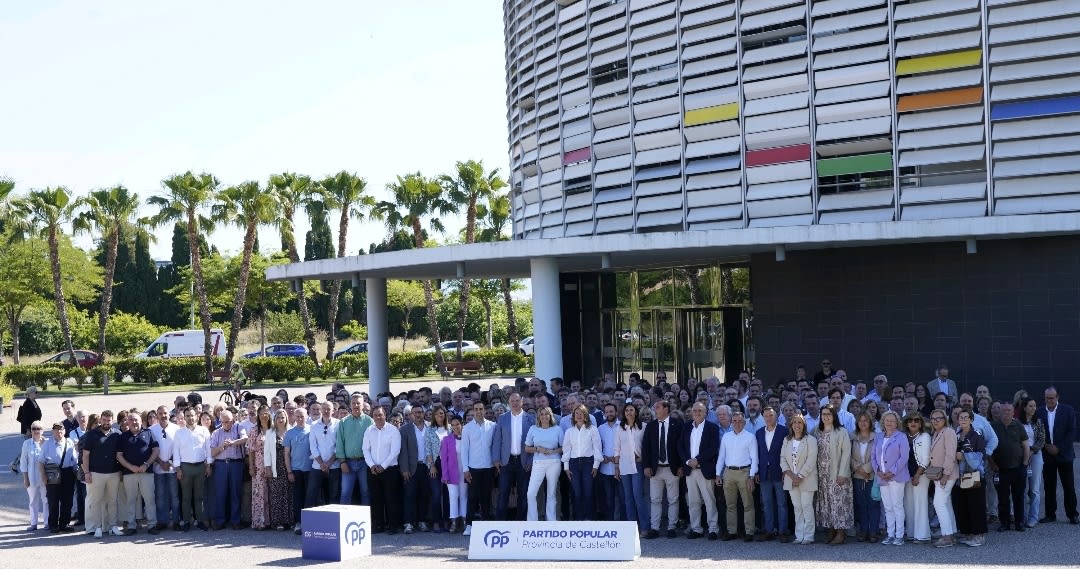 El PP de la província de Castelló dona suport a Feijóo amb més de 1.000 avals i 55 compromissaris en el Congrés Nacional