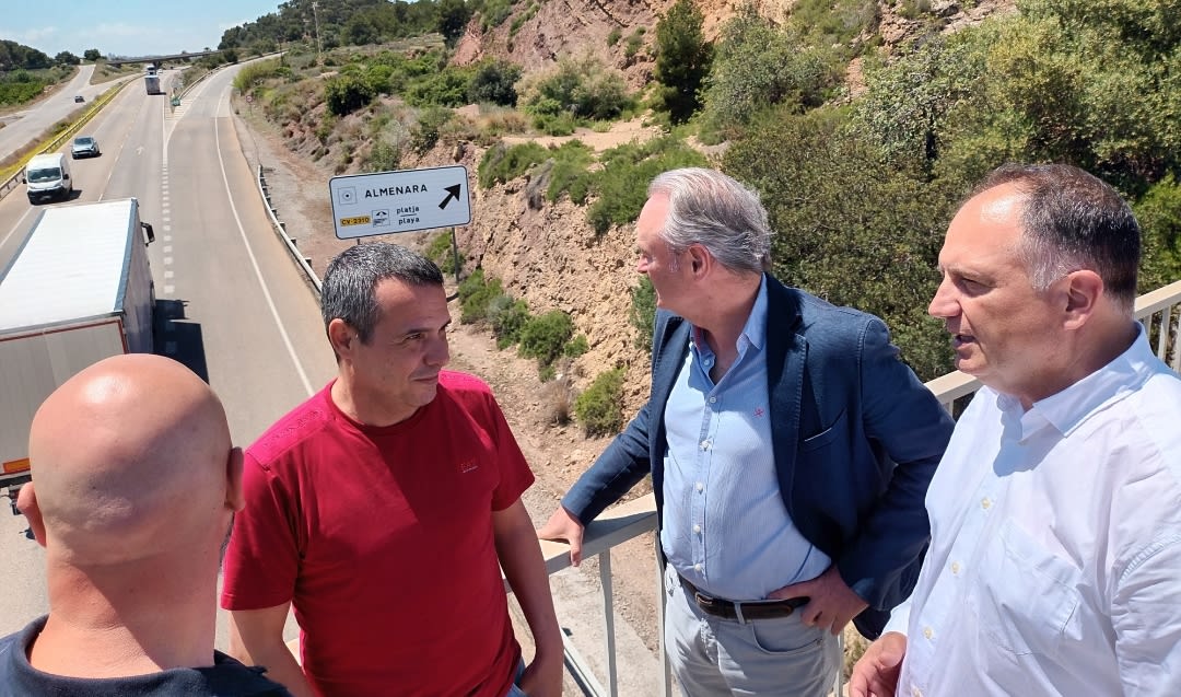 El PP de Almenara tiende la mano a los partidos para solicitar al Gobierno de España la inversión que permita corregir el punto negro de la N-340