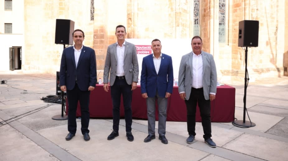 Burriana acoge la presentación del balance de inversiones de la Diputación con más de 750.000 euros destinados a la ciudad en dos años
