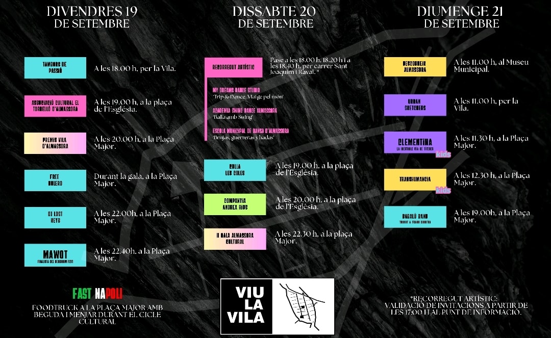 Viu la Vila llena Almassora de la mejor cultura al alcance de todos los públicos