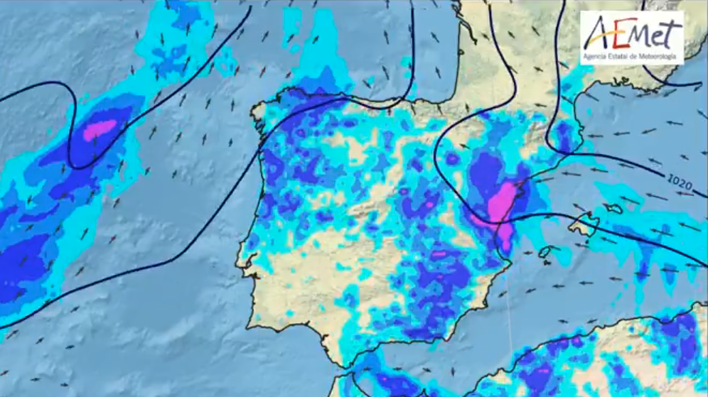 Alerta en el Mediterráneo: Fuertes lluvias y temporal activan avisos de riesgo en varias comunidades