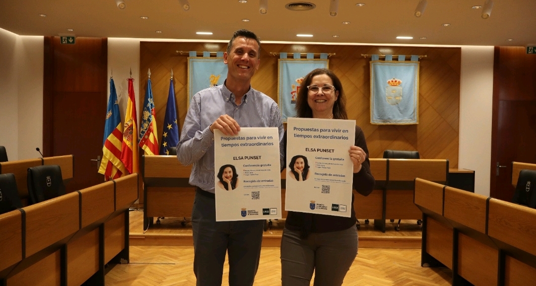 Elsa Punset visitará Burriana en una jornada que combinará reflexión, diálogo y firma de libros