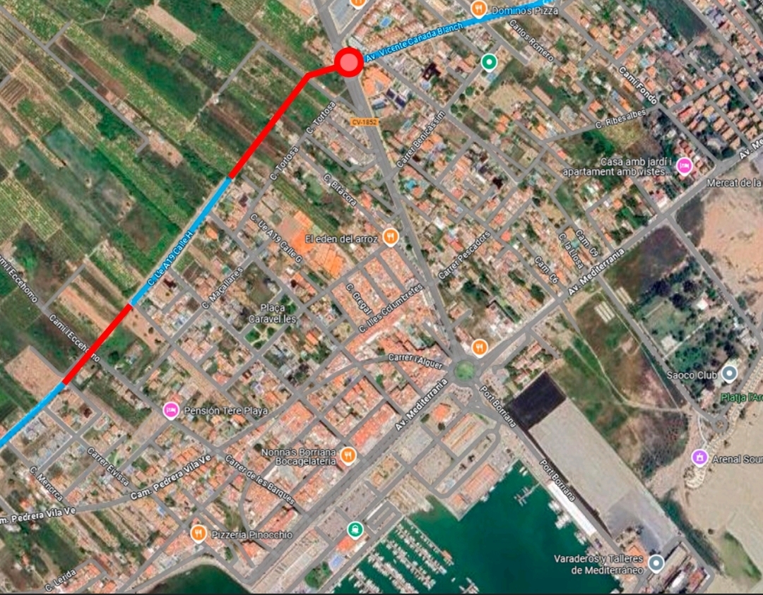 Burriana aprueba el proyecto de urbanización de dos tramos de la Avenida Cañada Blanch