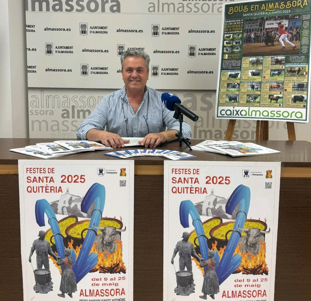 Almassora programa cerca de 140 actos para las fiestas patronales de Santa Quitèria