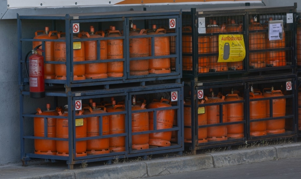 La bombona de butano sube este martes un 187 por ciento y alcanza un precio de 18 euros