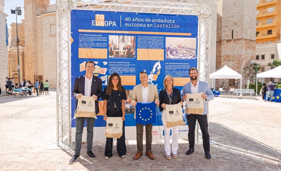 Burriana celebra los 40 Años de la andadura europea de España