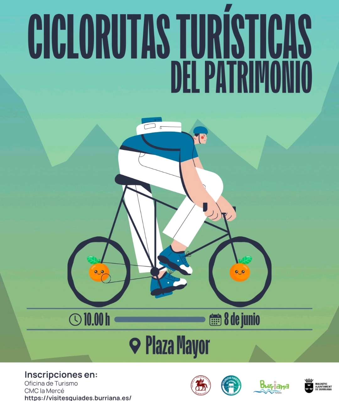 Burriana conmemora el Día Mundial de la Bicicleta con una cicloruta turística