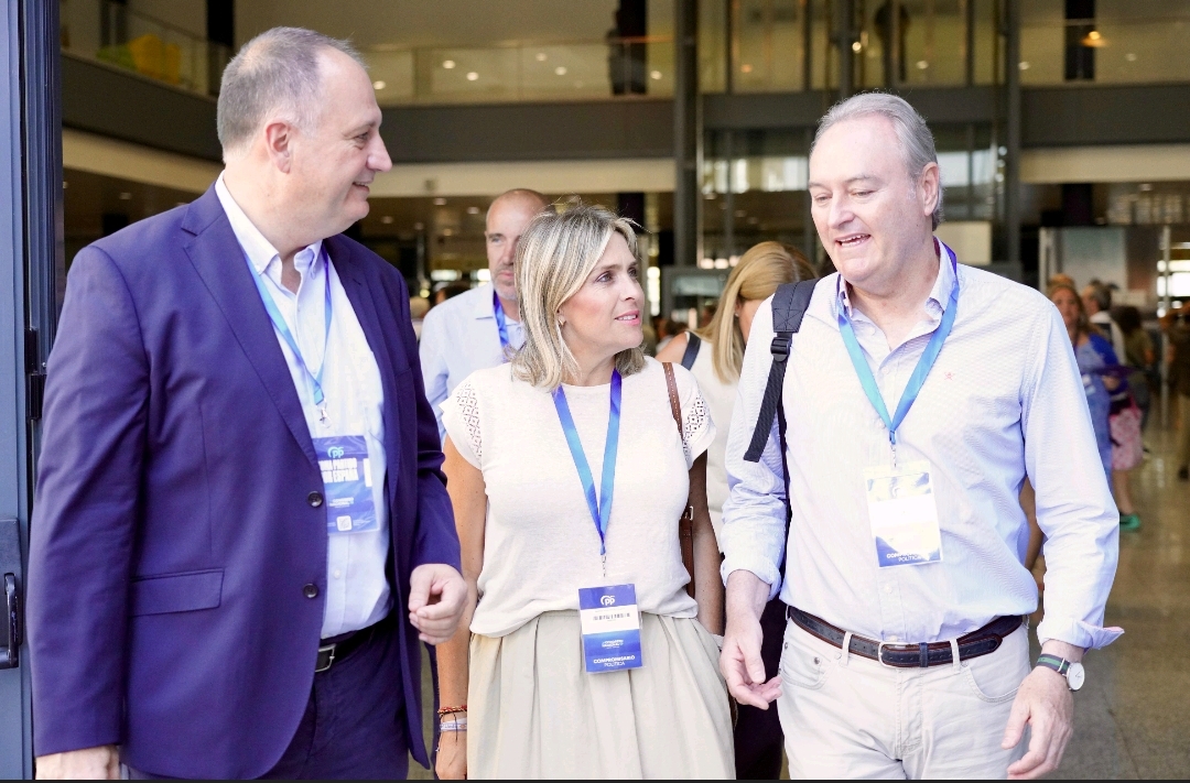 Marta Barrachina sitúa al PPCS en la nueva cúpula de Feijóo con Salvador Aguilella y Alberto Fabra