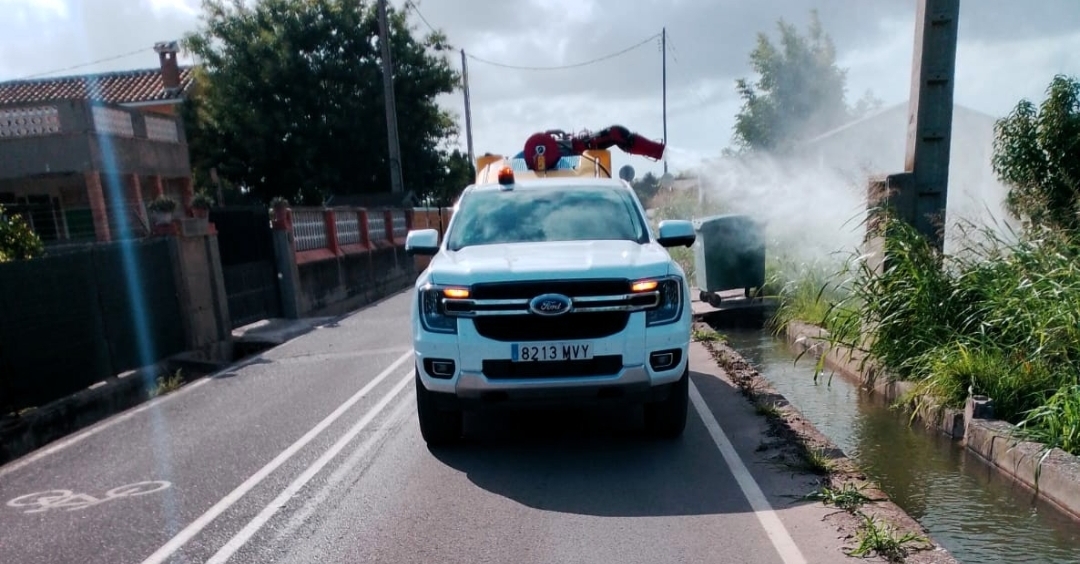 Almassora activa un plan de choque para frenar la plaga de mosquitos tras las últimas lluvias