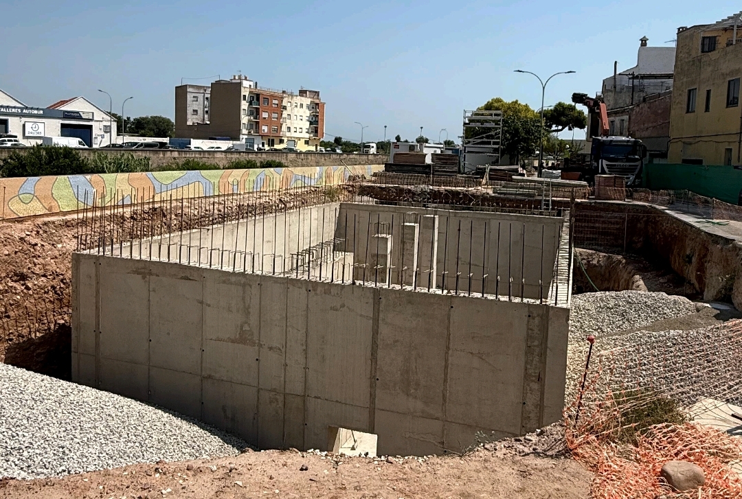 Burriana afronta el tramo final para la construcción del tanque de tormentas de Sant Blai