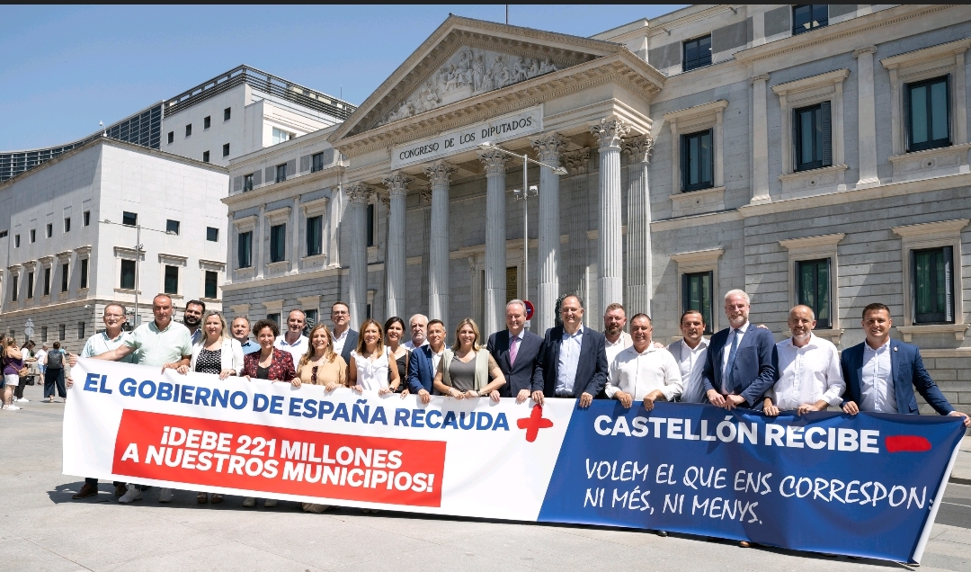 El PPCS moviliza a la provincia para exigir a Sánchez el pago de los más de 200 millones de euros que debe a los castellonenses