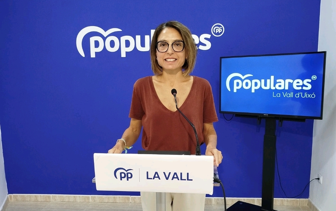El PP pide a Tania Baños que no cargue a la Vall d’Uixó los 20.000 euros de condena impuestos a su mano derecha