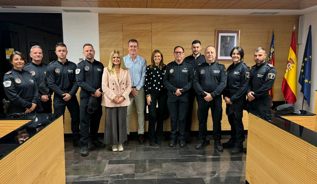 La plantilla de la Policía Local de Almassora suma seis policías mas