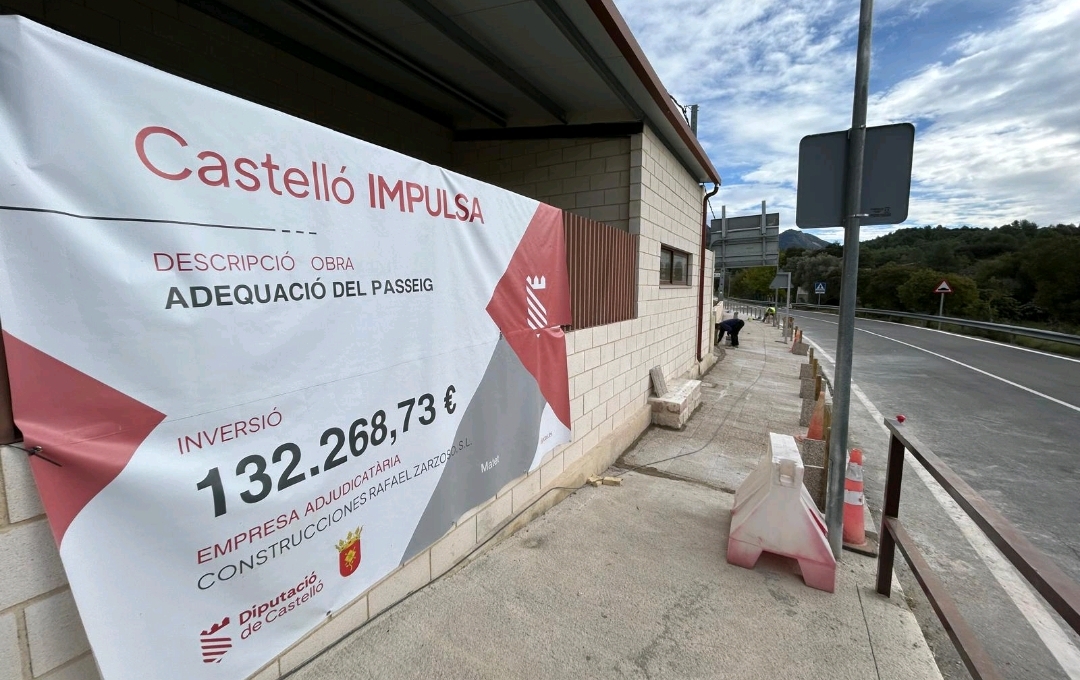 Matet mejora su paseo con más de 130.000 euros de Diputación que “fijan población y crean futuro”