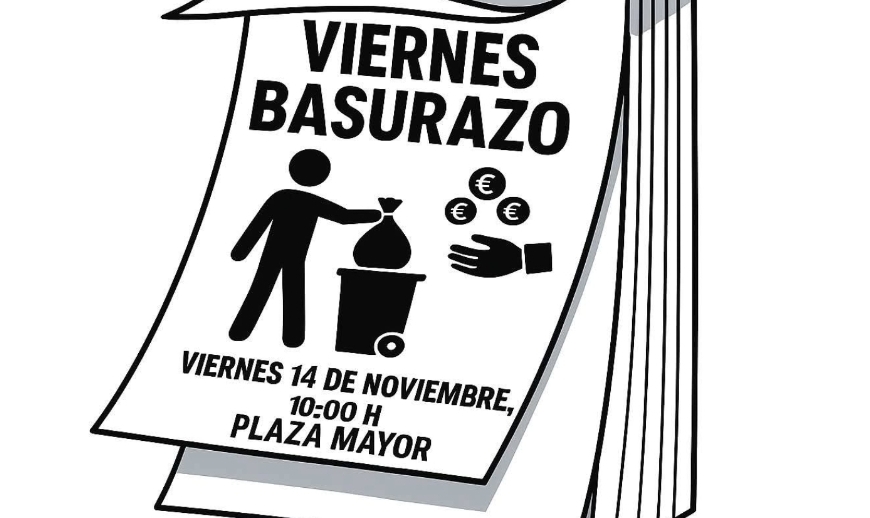 Alexandra Folch Castillo lidera una protesta vecinal contra el tasazo de las basuras en Vila-real