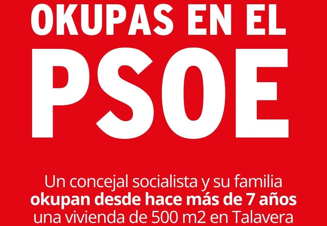 Un concejal del PSOE y su familia llevan más de 7 años okupando una vivienda de lujo en Talavera