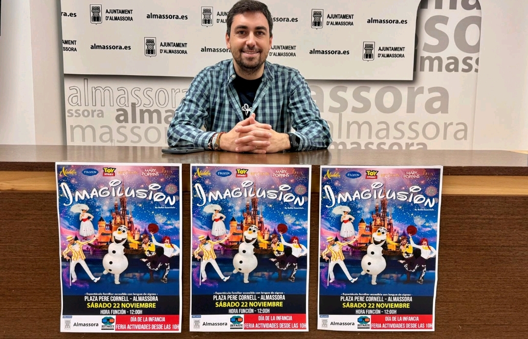 Almassora celebra el Día de la Infancia con el espectáculo familiar ‘Imagilusión’ y una feria de actividades