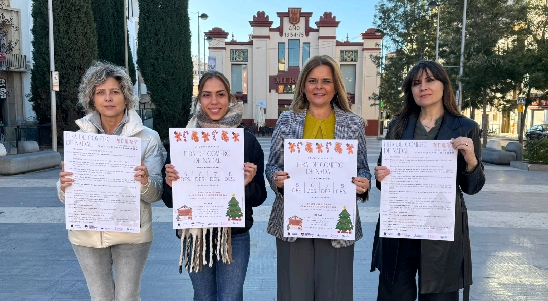 Almassora dará la bienvenida a la Navidad con el encendido de luces y una variada Fira de Comerç repleta de actividades y talleres creativos
