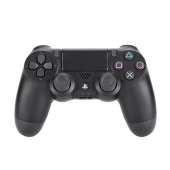 Manette-de-jeu-sans-fil-compatible-pour-PS4-Bluetooth-Noire