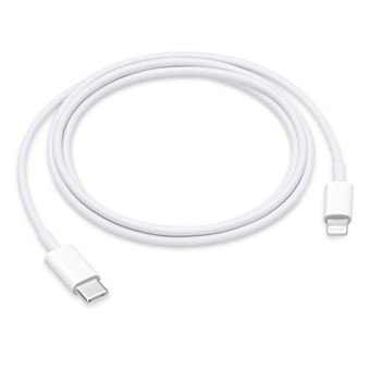 Cable-USB-C-vers-Lightning-pour-Apple-iPhone-iPad-iPod-1m-Blanc