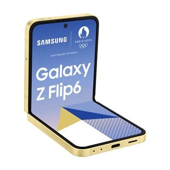 Smartphone-Samsung-Galaxy-Z-Flip6-6-7-5G-Nano-SIM-256-Go-Jaune