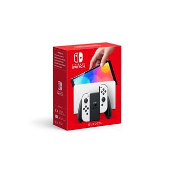 Nintendo-Switch-modele-OLED-avec-station-d-accueil-et-manettes-Joy-Con-blanches