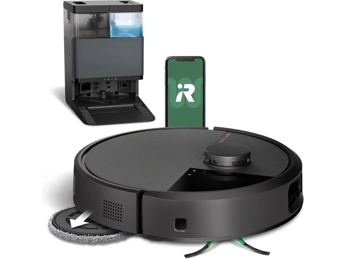 Aspiradora Robot IROBOT Roomba Plus 505 Combo-base-autowash-autonomia-180 min-negra