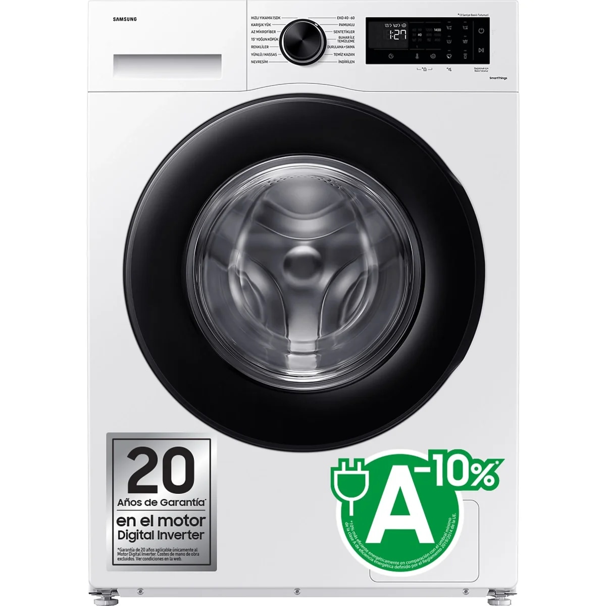 Lavadora carga frontal – Samsung WW90CGC04DAEEC, 9 kg