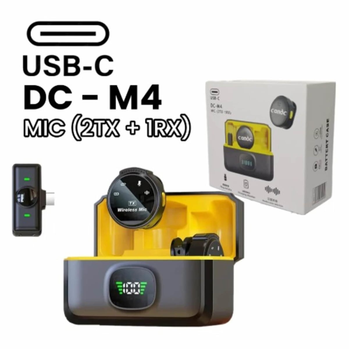 Candc USB-C DC-M4 MIC(2TX + 1RX)