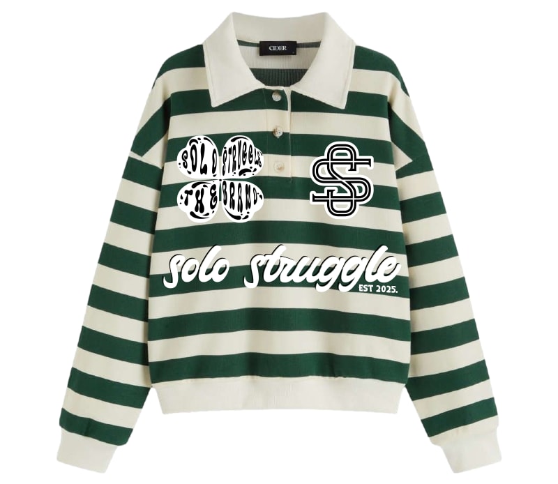 STRIPED RUGBY TEE