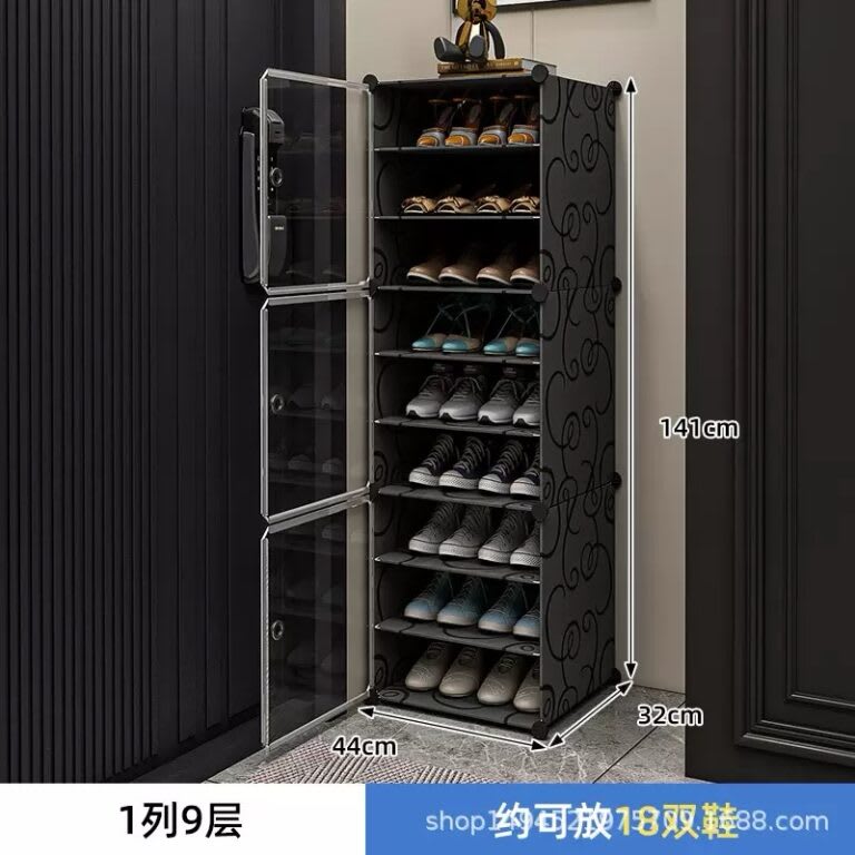 9 Layers Shoe Rack with Cover
