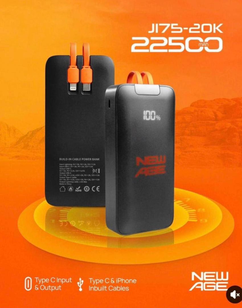 J175-20K 22500MAH POWERBANK