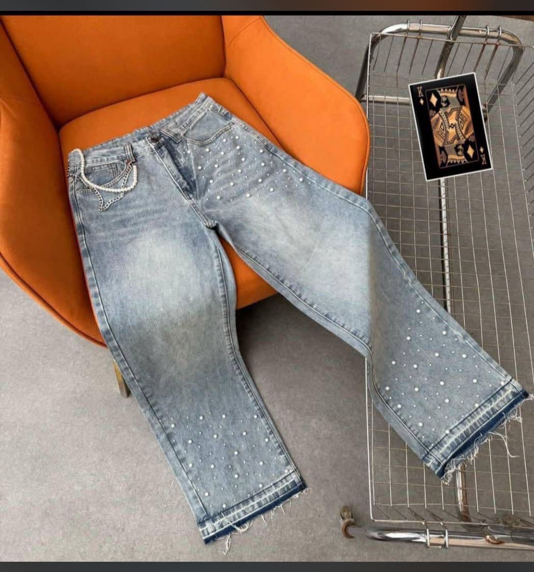HIGH QUALITY LUXURY BAGGY JEANS