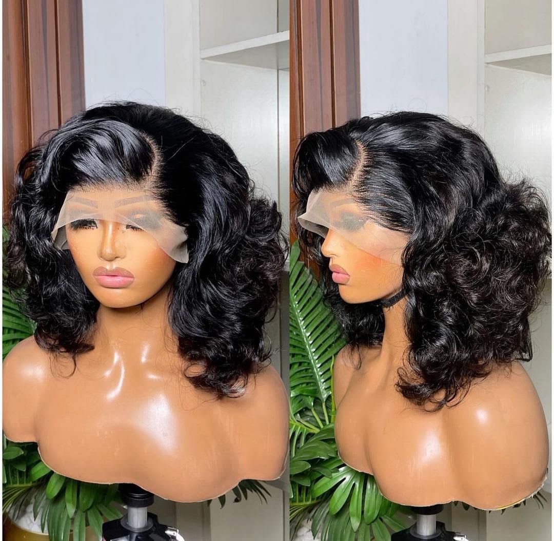 Full frontal human hair bounce unit 