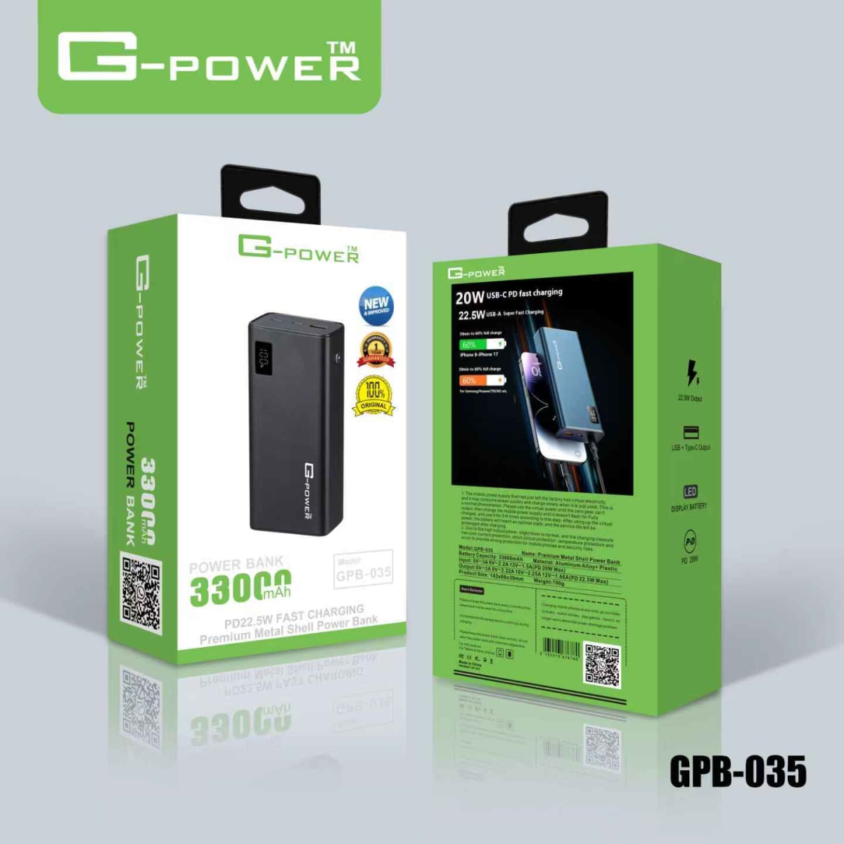GPB-035 33,000mah powerbank 