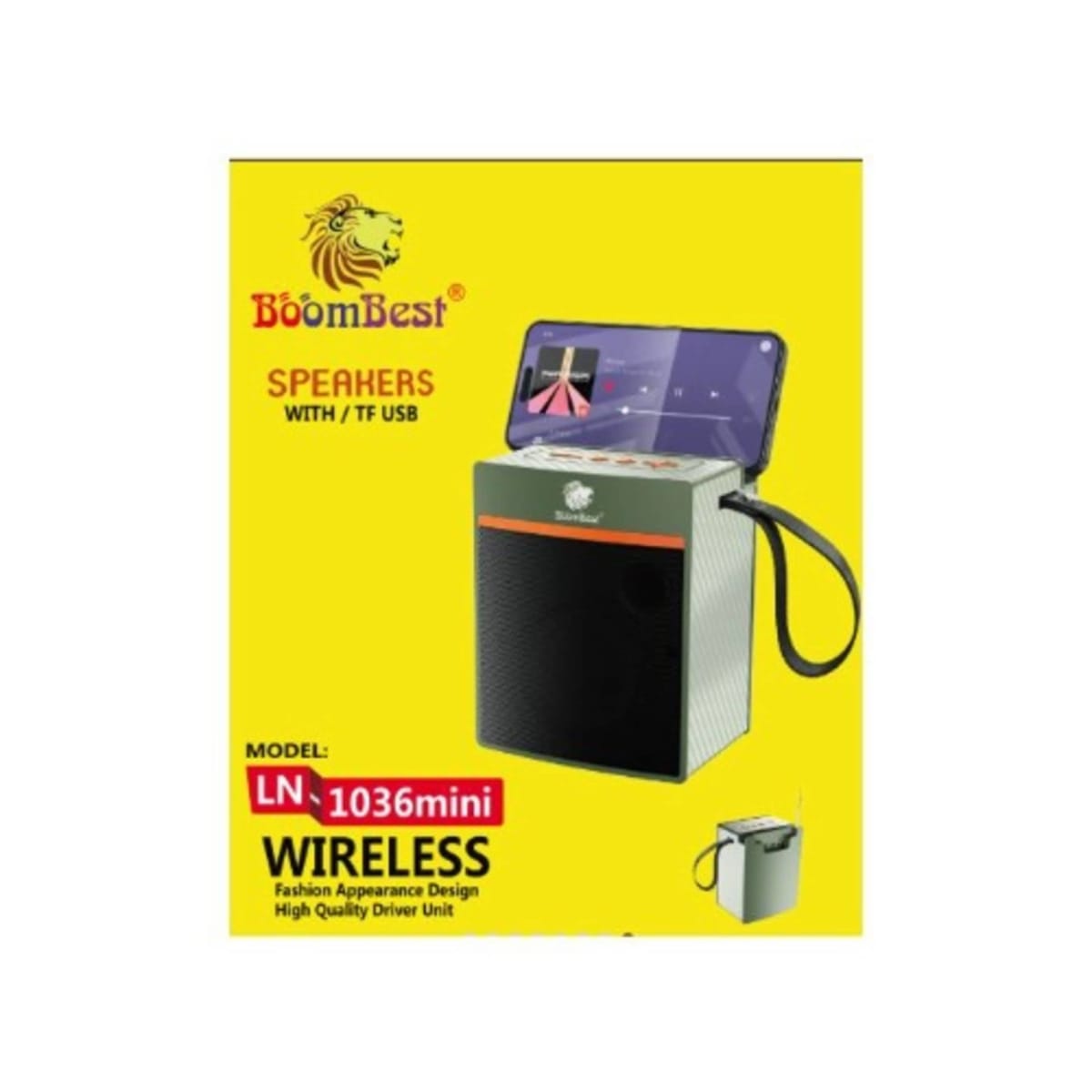 Boombest Ln-1036mini Super Bass Bluetooth Speaker - Image 2