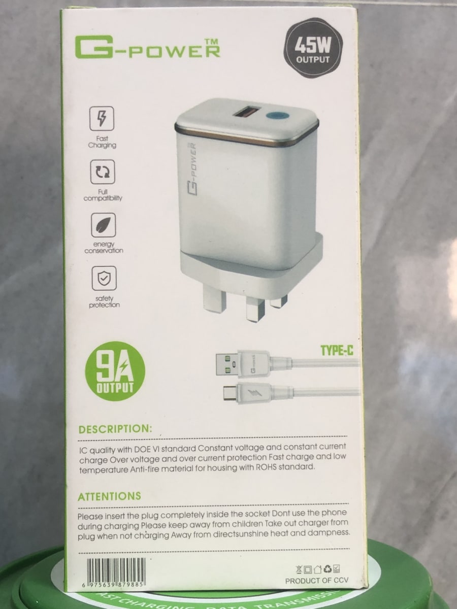 G-power G-40 double fast output charger type-c - Image 4