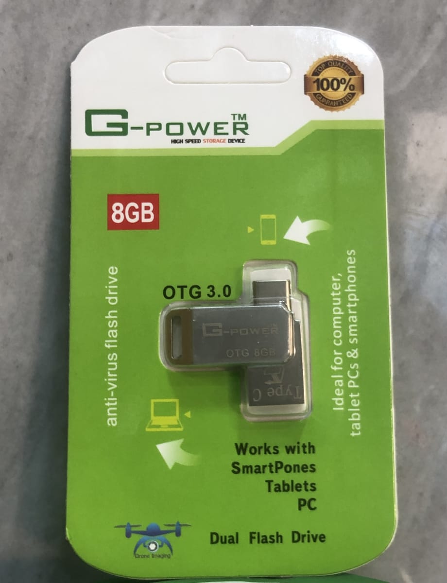 8GB OTG 3.0 Type-C anti virus flash drive 