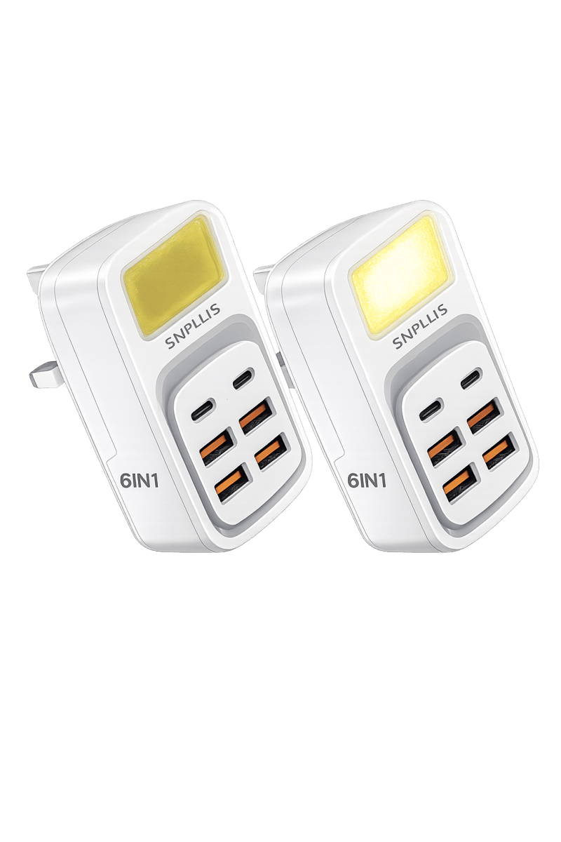 SHPLUS 6-in-1 Fast Charging Adapter (Model SH-A5007T)