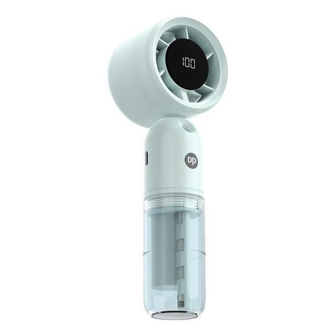 Dp Portable Handheld Cooling Fan with Water Mist & Digital Display