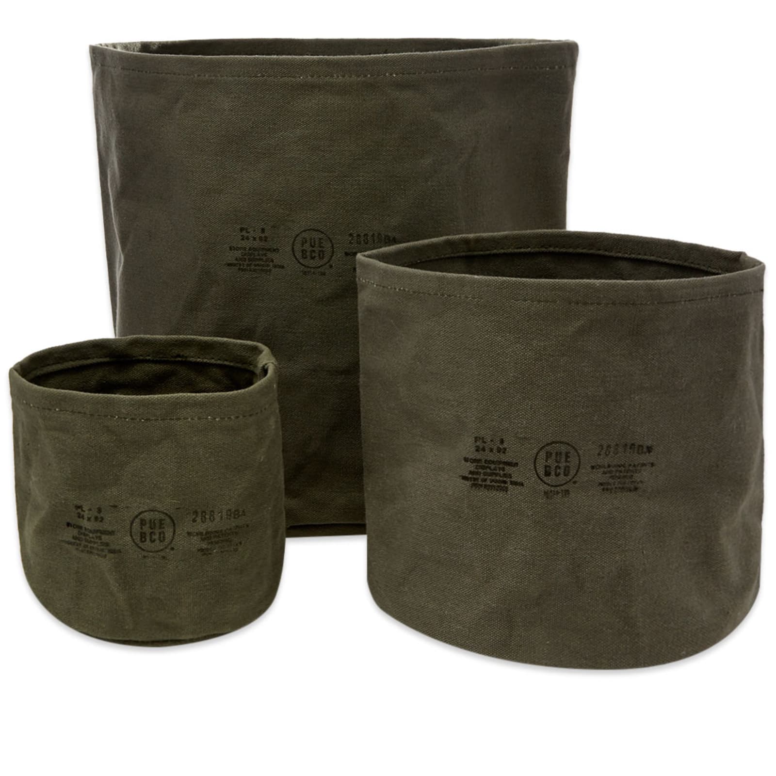 Puebco Canvas Pot Cover - Set Of 3