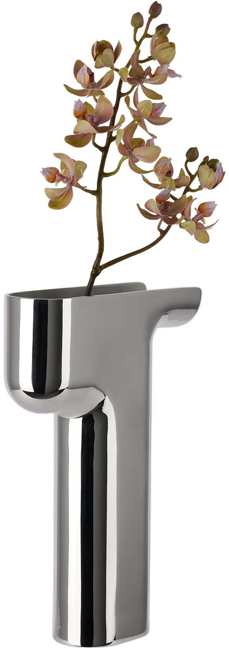 Silver Nendo Large Vase