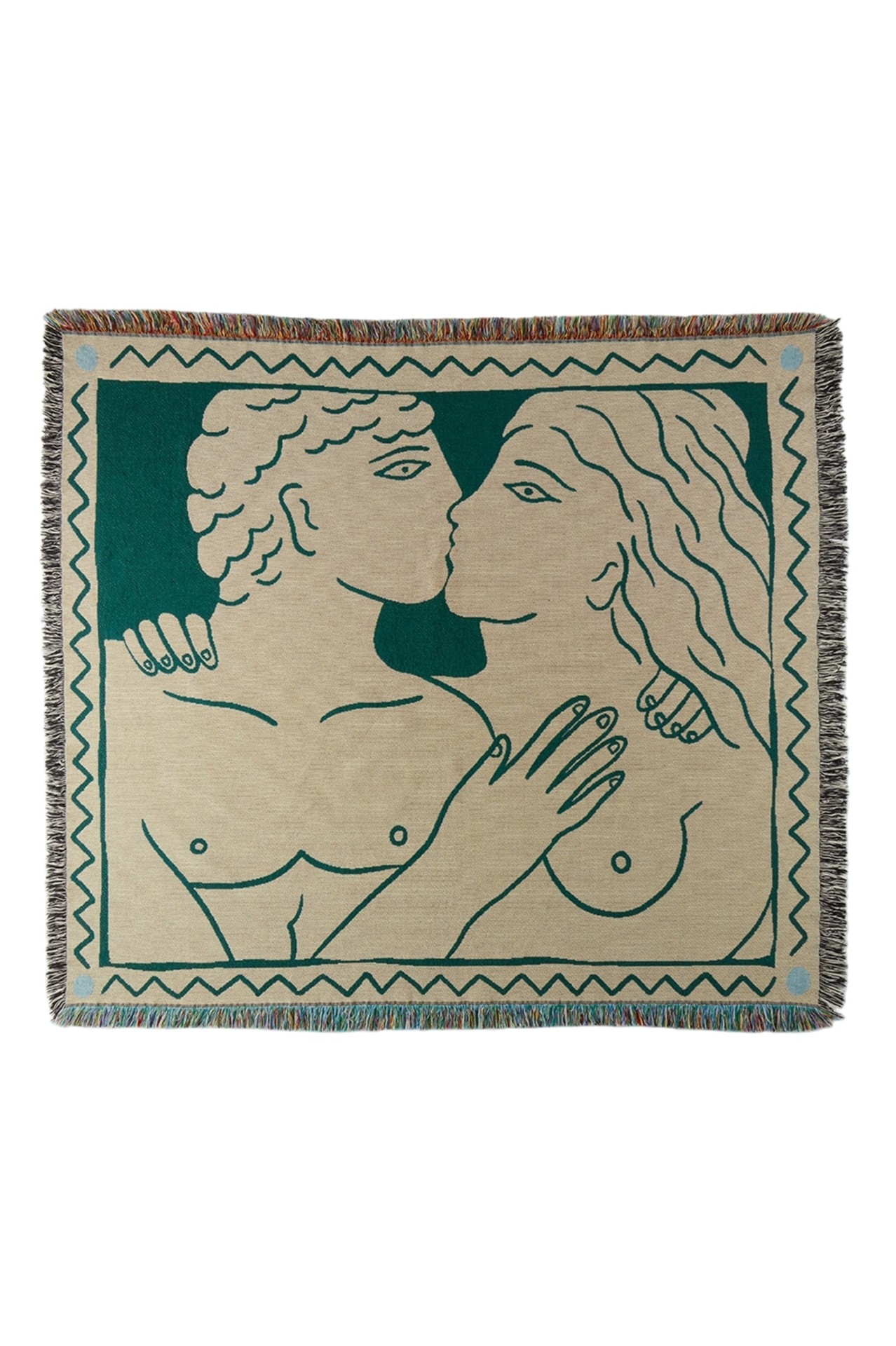 Beige Love Is Hole You Need Blanket