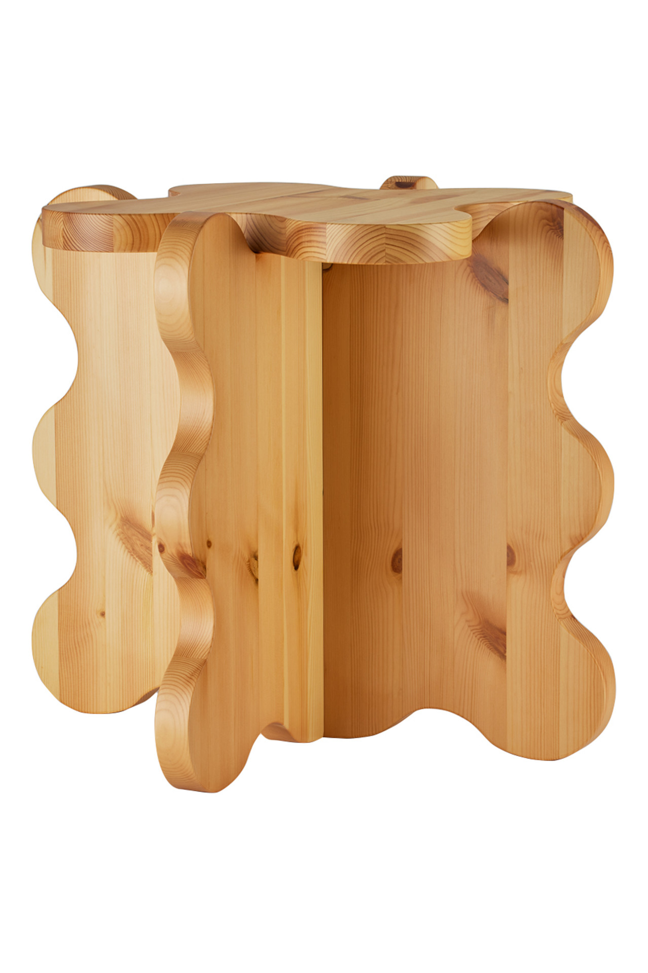Beige Curvy Mini Side Table by Gustaf Westman Objects | SSENSE gallery