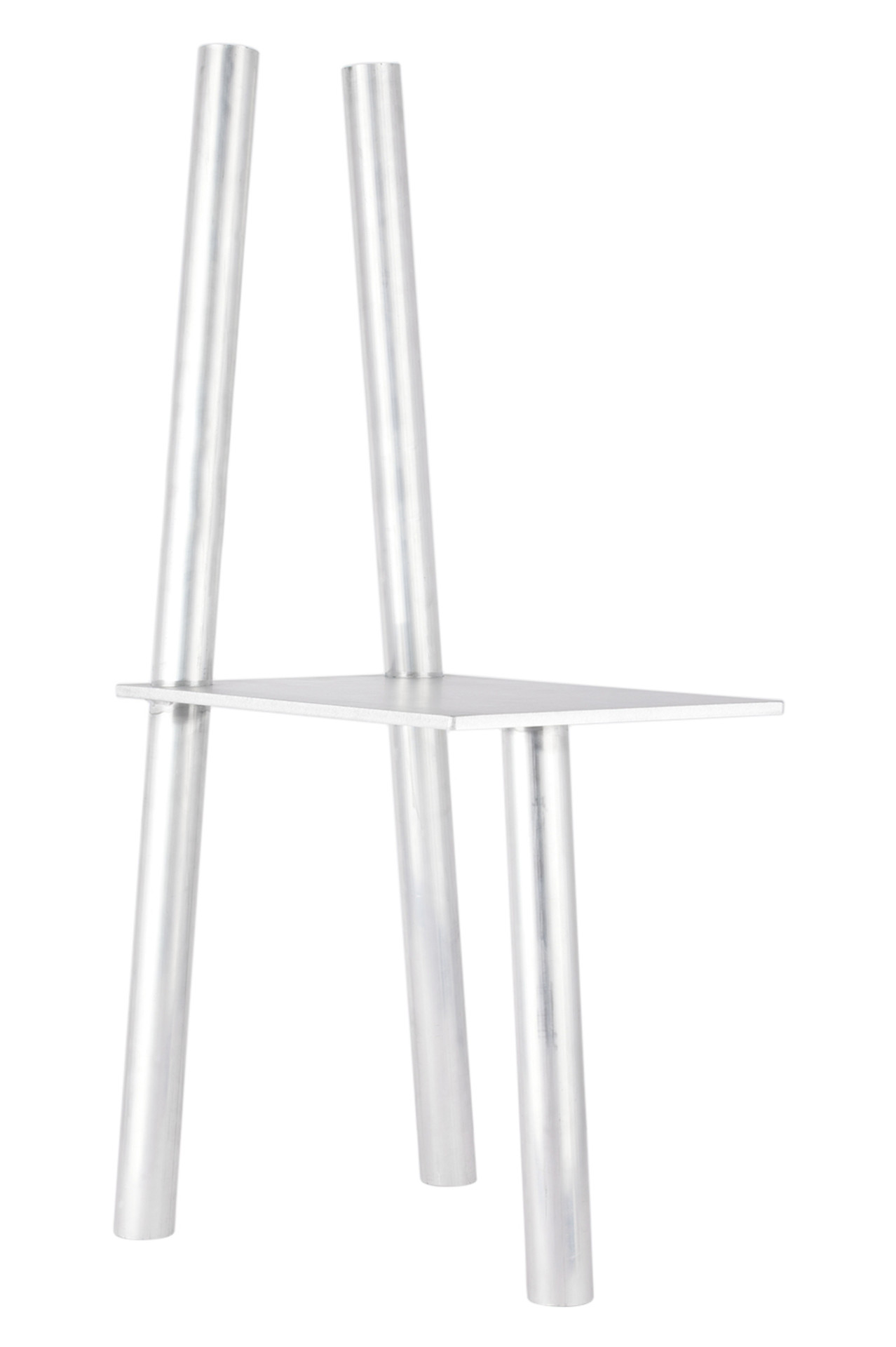 Silver P-L 01 Chair by NIKO JUNE | SSENSE gallery