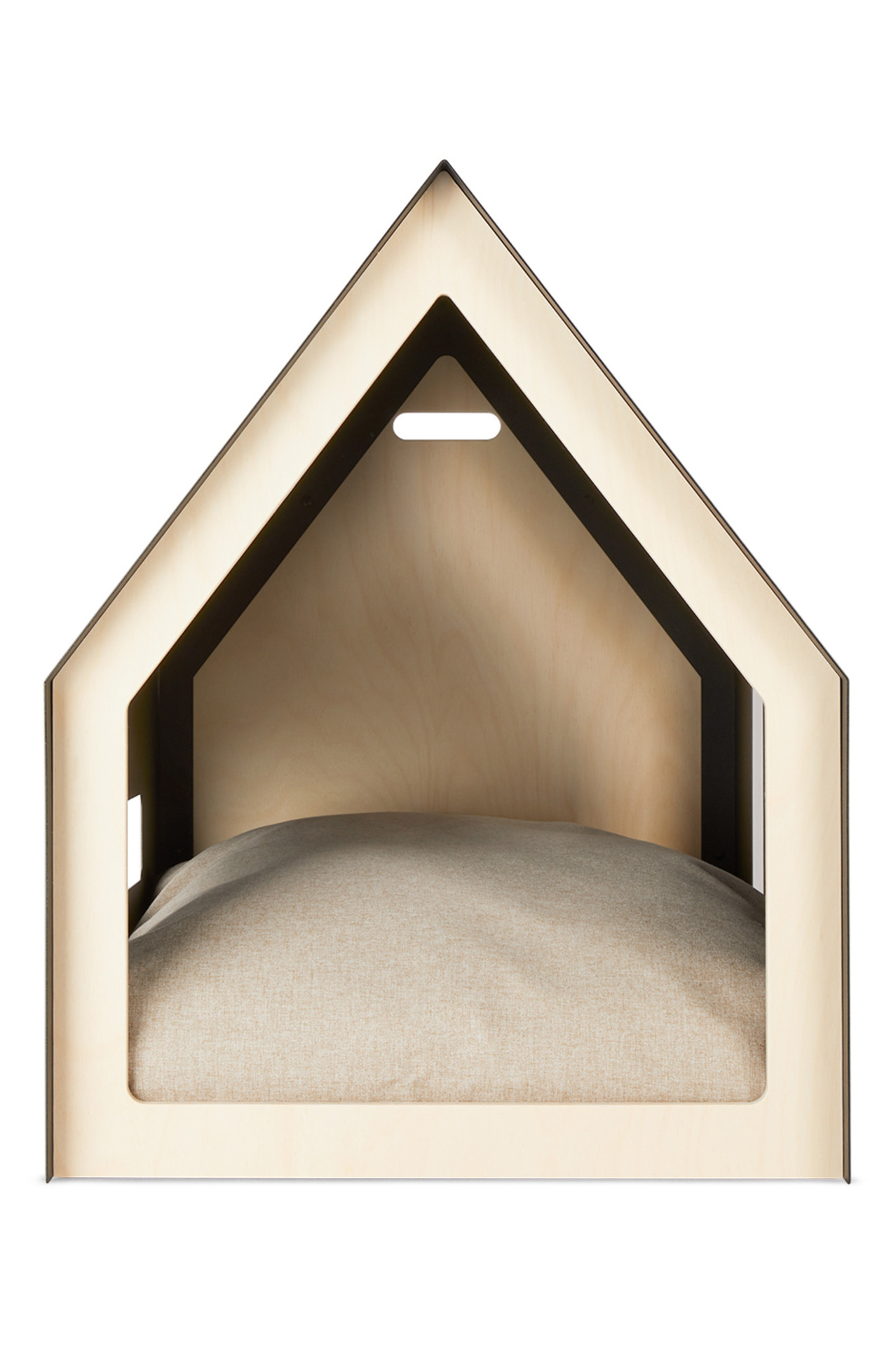 Black Porvoo Dog House