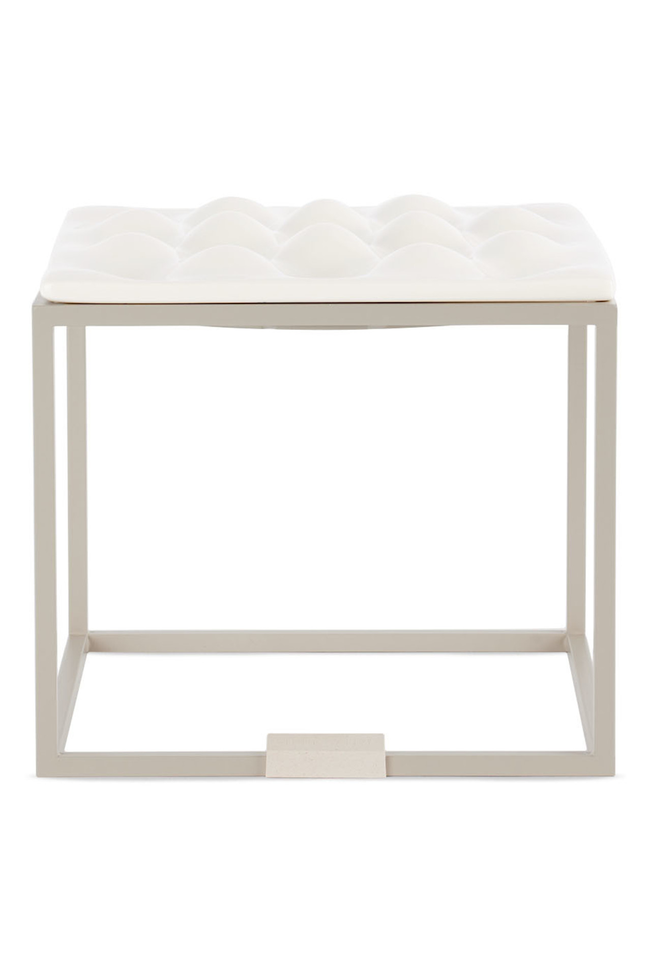 White Wave Slow Feeding Table